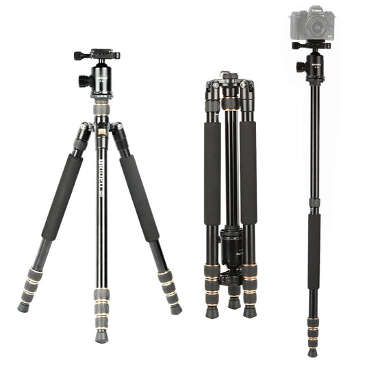 TRIOPO 554 Adjustable Portable  Aluminum Alloy Tripod with D-2A Ball Head for SLR Camera - free shipping - PMC Jewellery - Order now!