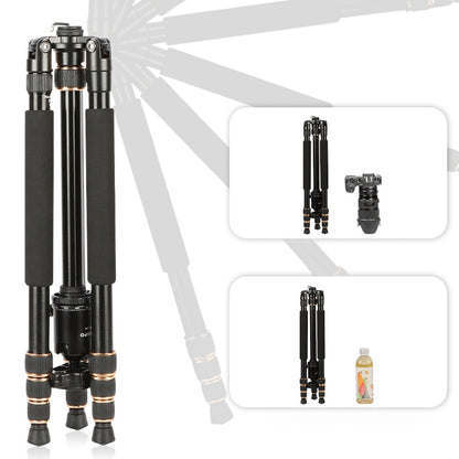 TRIOPO 554 Adjustable Portable  Aluminum Alloy Tripod with D-2A Ball Head for SLR Camera - free shipping - PMC Jewellery - Order now!