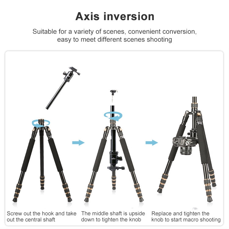 TRIOPO 554 Adjustable Portable  Aluminum Alloy Tripod with D-2A Ball Head for SLR Camera - free shipping - PMC Jewellery - Order now!
