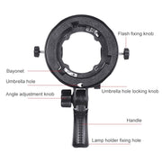 TRIOPO TR-05 Flash Holder Multi-function Camera Universal S-type Holder Accessories Transfer Interface