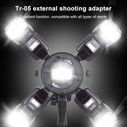 TRIOPO TR-05 Flash Holder Multi-function Camera Universal S-type Holder Accessories Transfer Interface - free shipping - PMC Jewellery - Order now!