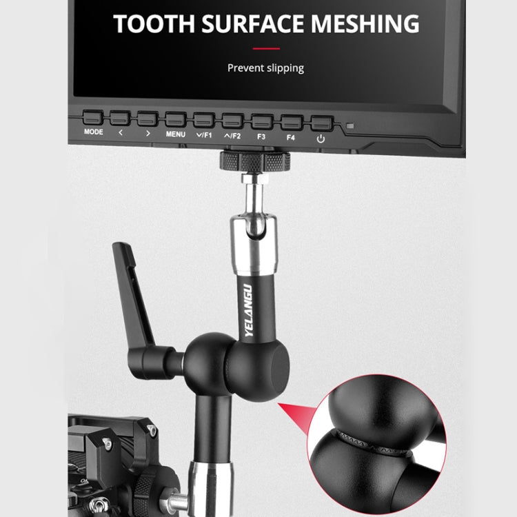 YELANGU 7 inch Adjustable Friction Articulating Magic Arm (Black) - free shipping - PMC TechLife - Order now!