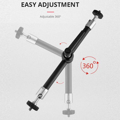 YELANGU 7 inch Adjustable Friction Articulating Magic Arm (Black) - free shipping - PMC Jewellery - Order now!