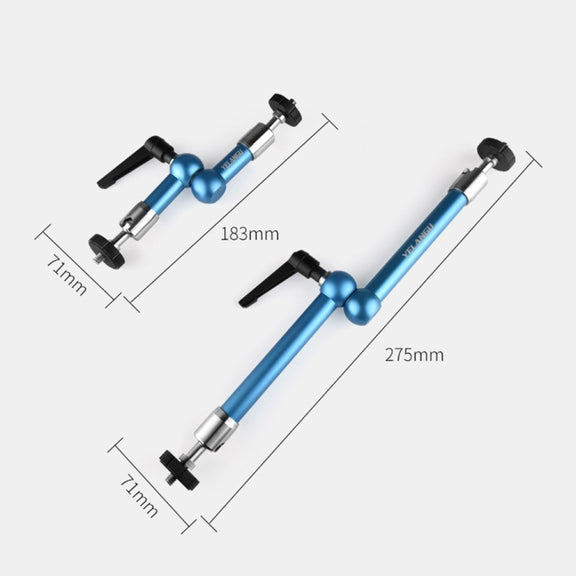 YELANGU 11 inch Adjustable Friction Articulating Magic Arm(Blue)