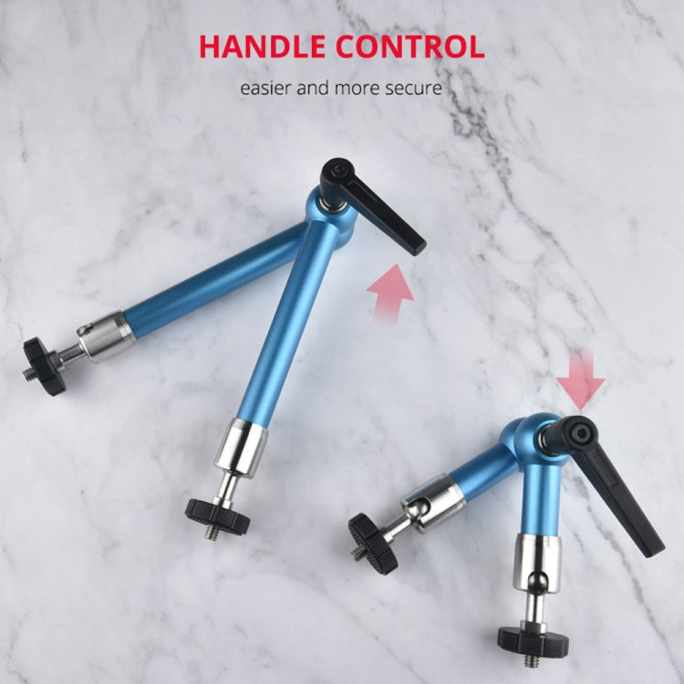 YELANGU 11 inch Adjustable Friction Articulating Magic Arm(Blue) - free shipping - PMC TechLife - Order now!
