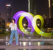 LUXCeO P7RGB Pro Colorful Photo LED Stick Video Light APP Control Adjustable Color Temperature Water-resistant Handheld LED Fill Light with Remote Control