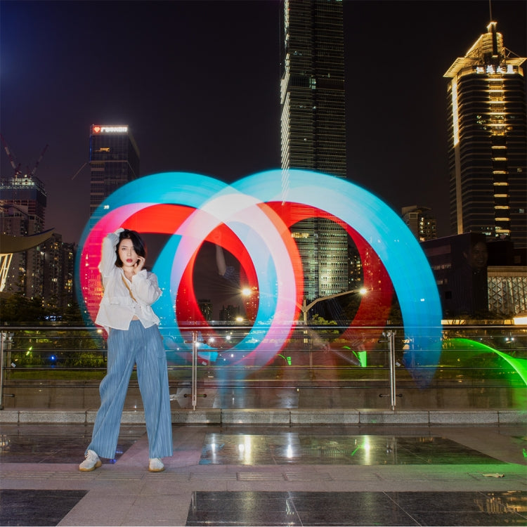 LUXCeO P7RGB Pro Colorful Photo LED Stick Video Light APP Control Adjustable Color Temperature Water-resistant Handheld LED Fill Light with Remote Control