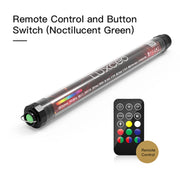 LUXCeO P7RGB Colorful Photo LED Stick Video Light APP Control Adjustable Color Temperature Water-resistant Handheld LED Fill Light with Remote Control