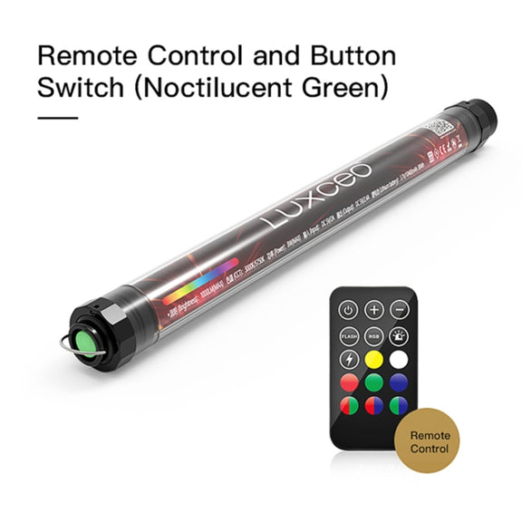 LUXCeO P7RGB Colorful Photo LED Stick Video Light APP Control Adjustable Color Temperature Water-resistant Handheld LED Fill Light with Remote Control