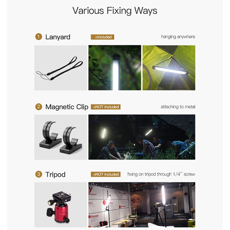 LUXCeO P7RGB Colorful Photo LED Stick Video Light APP Control Adjustable Color Temperature Waterproof Handheld LED Fill Light with Remote Control - free shipping - PMC TechLife - Order now!