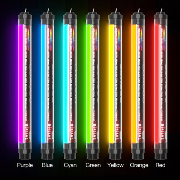 LUXCeO P7RGB Colorful Photo LED Stick Video Light APP Control Adjustable Color Temperature Water-resistant Handheld LED Fill Light with Remote Control