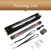 LUXCeO P7RGB Colorful Photo LED Stick Video Light APP Control Adjustable Color Temperature Water-resistant Handheld LED Fill Light with Remote Control