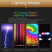 LUXCeO P7RGB Colorful Photo LED Stick Video Light APP Control Adjustable Color Temperature Water-resistant Handheld LED Fill Light with Remote Control
