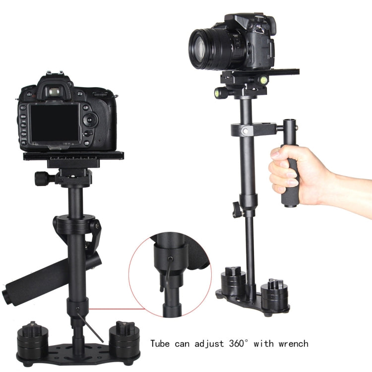 YELANGU S40N Aluminum Handheld Stabilizer for Camcorder DV Video Camera DSLR - free shipping - PMC TechLife - Order now!