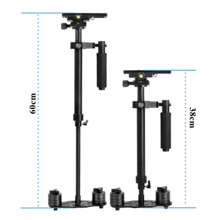 YELANGU S60N Aluminum  Handheld Stabilizer for Camcorder DV Video Camera DSLR(Black) - free shipping - PMC TechLife - Order now!