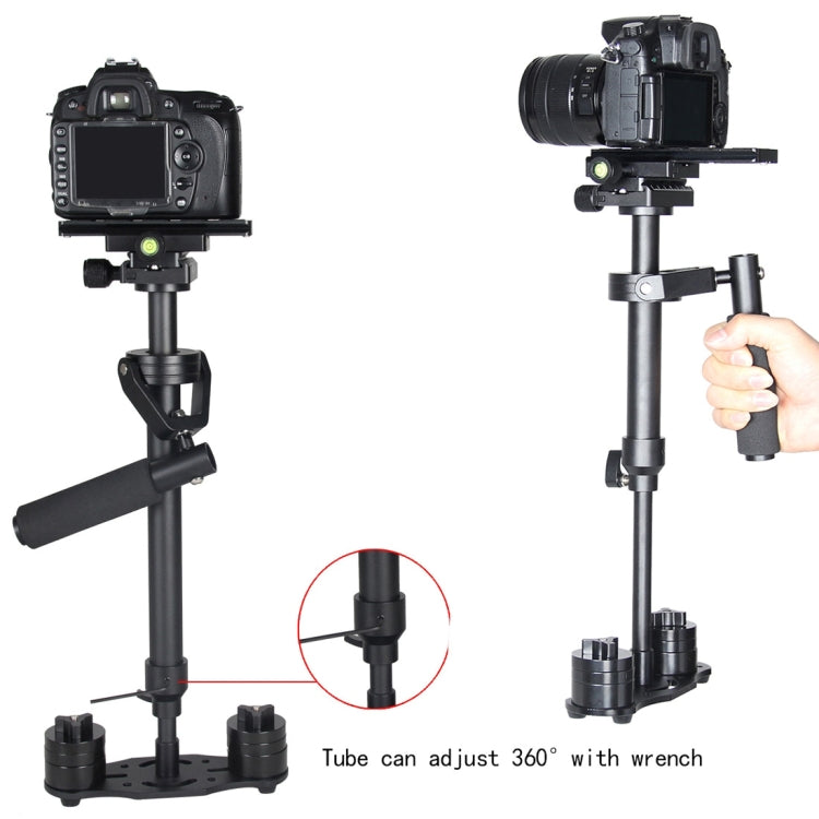 YELANGU S60N Aluminum  Handheld Stabilizer for Camcorder DV Video Camera DSLR(Black) - free shipping - PMC TechLife - Order now!