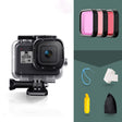 For GoPro HERO8 Black 45m Waterproof Housing Protective Case with Buckle Basic Mount & Screw & (Purple, Red, Pink) Filters & Floating Bobber Grip & Strap & Anti-Fog Inserts (Transparent) - Waterproof Cases by PMC TechLife | Online Shopping South Africa | PMC TechLife | Buy Now Pay Later Mobicred