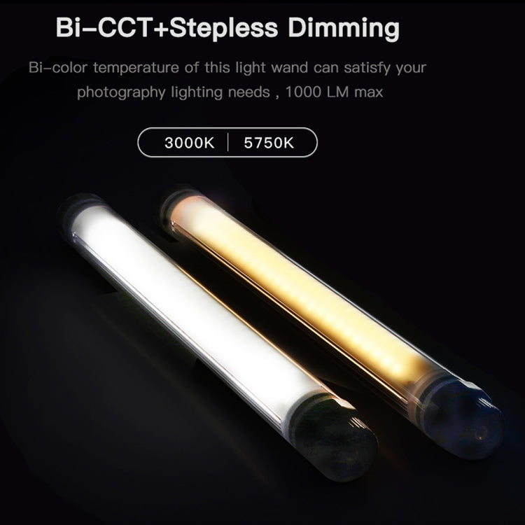LUXCeO P7 Dual Color Temperature Photo LED Stick Video Light Water-resistant Handheld LED Fill Light with Remote Control