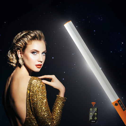 LUXCeO Q508D Dual Color Temperature Photo LED Stick Video Light Handheld LED Fill Light Flash Lighting Lamp(Orange) - free shipping - PMC Jewellery - Order now!