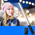 LUXCeO Q508S Dual Color Temperature 1000LM Photo LED Stick Video Light Handheld LED Fill Light Flash Lighting Lamp (Black) - free shipping - PMC TechLife - Order now!