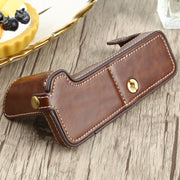 1/4 inch Thread PU Leather Camera Half Case Base for FUJIFILM X-T4 (Coffee)