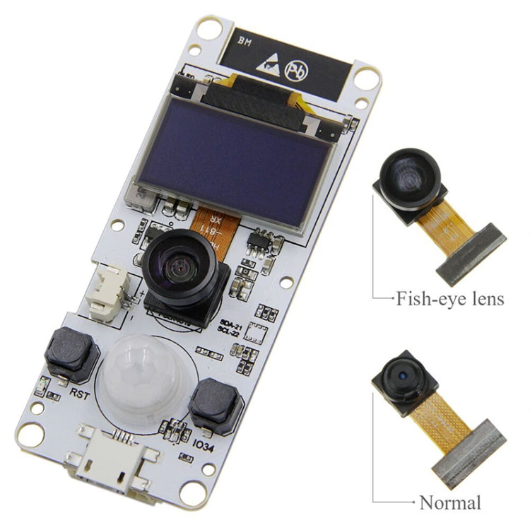 TTGO OV2640 Fisheye Single Lens Camera Module for T-Camera Plus ESP32-DOWDQ6 8MB SPRAM - free shipping - PMC Jewellery - Order now!