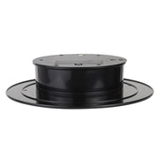 25cm 360 Degree Electric Rotating Mirror Surface Turntable Display Stand Video Shooting Props Turntable for Photography, Load 3kg, Powered by Battery(White + Black)