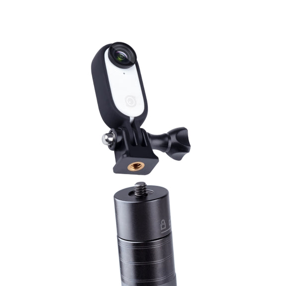 Plastic Protective Frame Mount Cage with Tripod Base Adapter for Insta360 GO 2(Black)