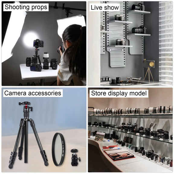DF DSLR Camera Non-Working Fake Dummy Lens Model(White)