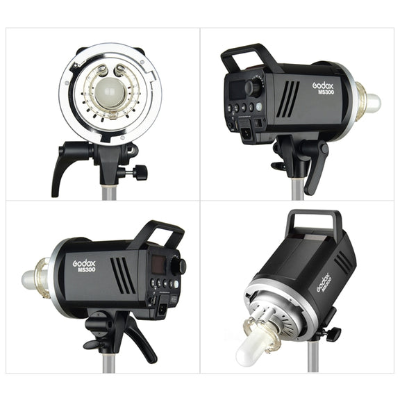 Godox MS300 Studio Flash Light 300Ws Bowens Mount Studio Speedlight with Cover(AU Plug)