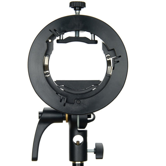 Godox S2 Speedlite S-Type Bracket Bowens Mount Flash S-type Holder Bracket (Black) - free shipping - PMC Jewellery - Order now!