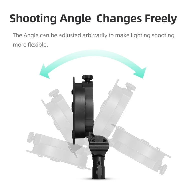 Godox S2 Speedlite S-Type Bracket Bowens Mount Flash S-type Holder Bracket (Black) - free shipping - PMC Jewellery - Order now!