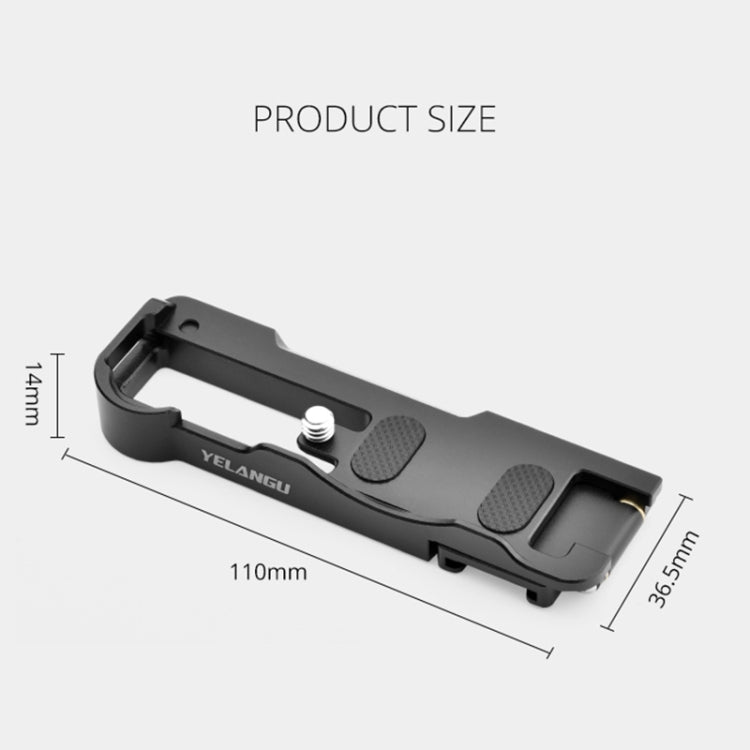YELANGU CL12 Camera Expansion Board Base L Plate for Sony ZV-1 (Black) - free shipping - PMC TechLife - Order now!