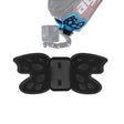 Butterfly Helmet Mount Adapter for GoPro, Insta360, DJI and Other Action Cameras(Black) - Helmet Mount by PMC TechLife | Online Shopping South Africa | PMC TechLife | Buy Now Pay Later Mobicred