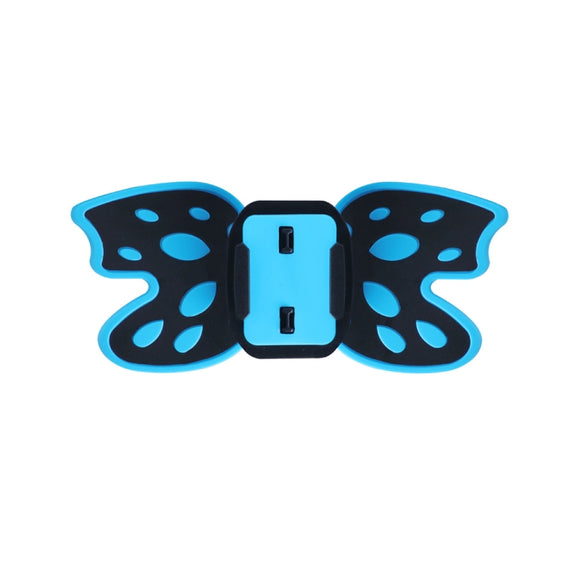 Butterfly Helmet Mount Adapter for GoPro, Insta360, DJI and Other Action Cameras(Blue)