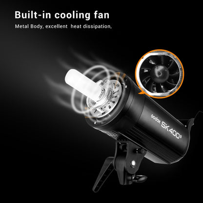 Godox SK400II Studio Flash Light 150Ws Bowens Mount Studio Speedlight(EU Plug) - free shipping - PMC Jewellery - Order now!