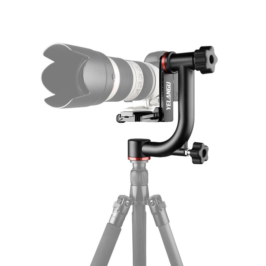 YELANGU  A201 360 Degree Horizontal Gimbal Tripod Head for DV and SLR Cameras (Black) - free shipping - PMC Jewellery - Order now!