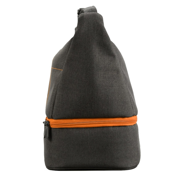HU107513 Portable Water-resistant Scratch-proof Abrasive Material Outdoor Sports Sling Shoulder Bag Handbag DSLR Camera Bag Phone Bag with Adjustable Detachable Shoulder Strap for GoPro, SJCAM, Nikon, Cano ... Samsung, Huawei, Size: 25.5 x 20.5 x 29 cm(Orange)
