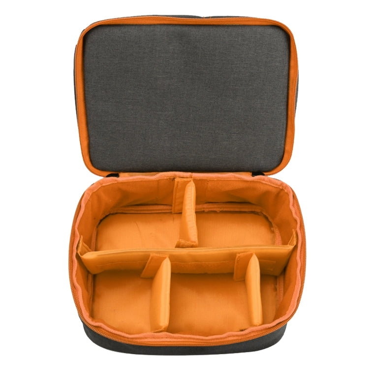 HU107513 Portable Water-resistant Scratch-proof Abrasive Material Outdoor Sports Sling Shoulder Bag Handbag DSLR Camera Bag Phone Bag with Adjustable Detachable Shoulder Strap for GoPro, SJCAM, Nikon, Cano ... Samsung, Huawei, Size: 25.5 x 20.5 x 29 cm(Orange)