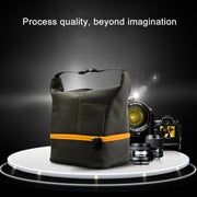 HU107513 Portable Water-resistant Scratch-proof Abrasive Material Outdoor Sports Sling Shoulder Bag Handbag DSLR Camera Bag Phone Bag with Adjustable Detachable Shoulder Strap for GoPro, SJCAM, Nikon, Cano ... Samsung, Huawei, Size: 25.5 x 20.5 x 29 cm(Orange)