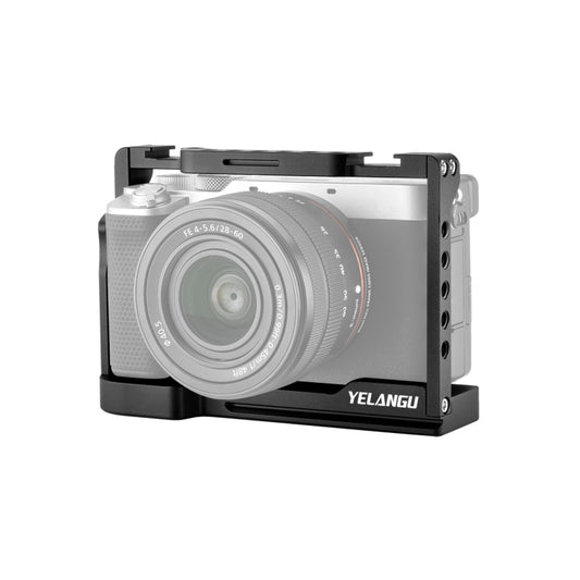 YELANGU C24 Video Camera Cage Stabilizer for Sony Alpha 7C / A7C / ILCE-7C (Black) - free shipping - PMC Jewellery - Order now!