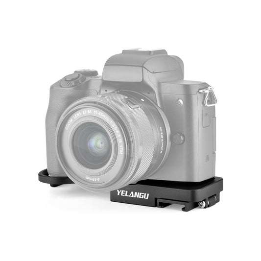 YELANGU CL13 Camera Expansion Board Base L Plate for Canon EOS M50 (Black) - free shipping - PMC Jewellery - Order now!