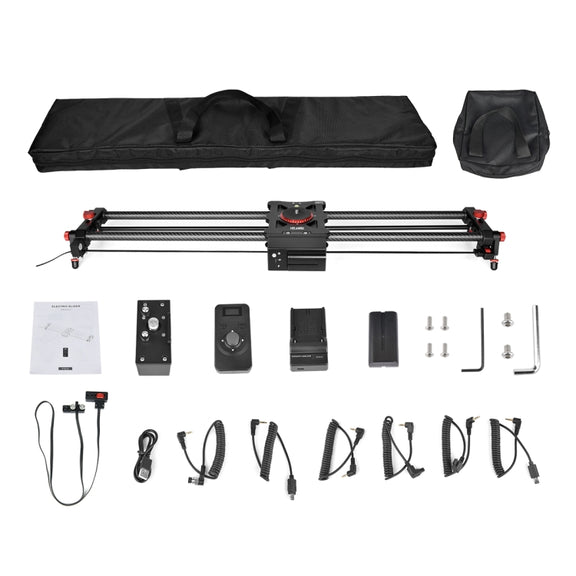 YELANGU L60TC 60cm Electrical Slide Rail Track with 2.4GHz Remote Control for SLR Cameras / Video Cameras (Black)