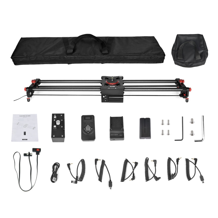 YELANGU L60TC 60cm Electrical Slide Rail Track with 2.4GHz Remote Control for SLR Cameras / Video Cameras (Black)