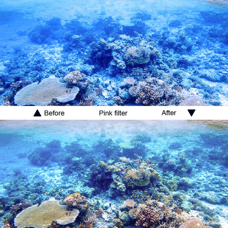 45m Waterproof Housing Protective Case + Touch Screen Back Cover for GoPro NEW HERO /HERO6 /5, with Buckle Basic Mount & Screw & (Purple, Red, Pink) Filters, No Need to Remove Lens (Transparent) - Waterproof Cases by PMC TechLife | Online Shopping South Africa | PMC TechLife | Buy Now Pay Later Mobicred