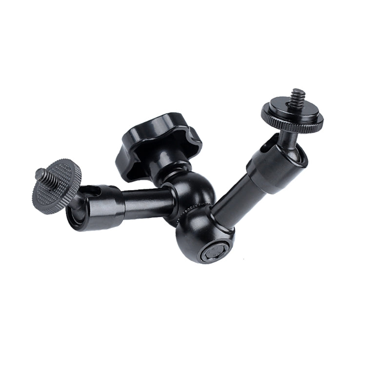 7 inch Adjustable Friction Articulating Magic Arm + Large Claws Clips with Phone Clamp (Black) - Camera Gimbal by PMC TechLife | Online Shopping South Africa | PMC TechLife | Buy Now Pay Later Mobicred