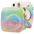 Oil Paint Full Body PU Leather Case Camera  Bag with Strap for FUJIFILM instax mini 7+ - Leather Bag by PMC TechLife | Online Shopping South Africa | PMC TechLife | Buy Now Pay Later Mobicred