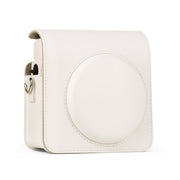 Full Body PU Leather Case Camera  Bag with Strap for FUJIFILM instax Square SQ1 (White)