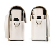 Full Body PU Leather Case Camera  Bag with Strap for FUJIFILM instax Square SQ1 (White)