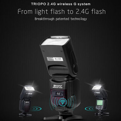 TRIOPO TR-950ii Flash Light Speedlite (Black) - free shipping - PMC Jewellery - Order now!